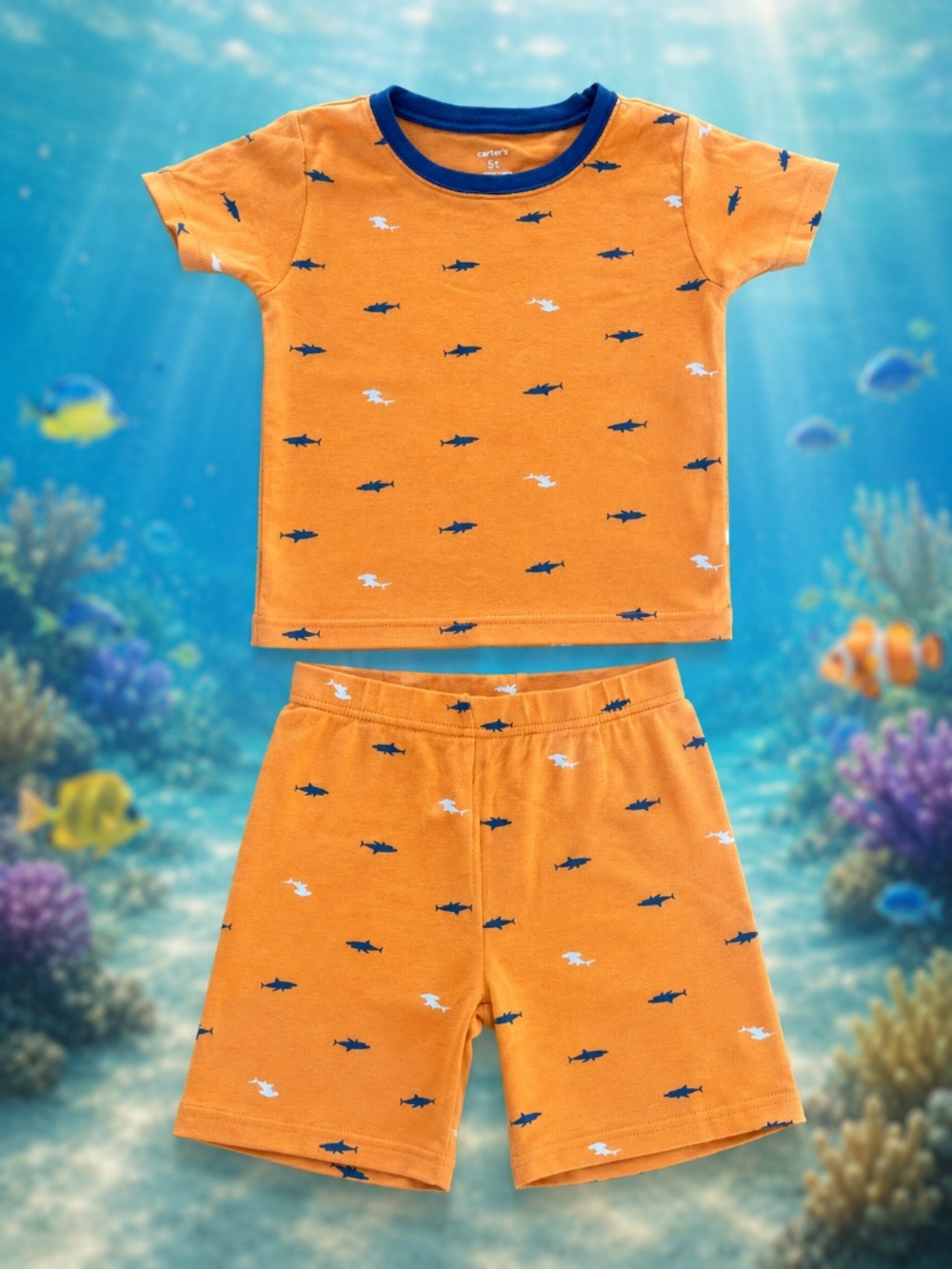 Carter's 2-Piece Shark Pajama Set | Size 5T